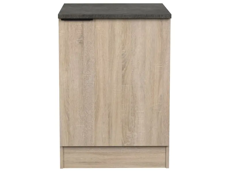 Meuble bas FUMAY 1 porte – L60 x H86 x P60 cm – Finition B6