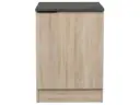 Meuble bas FUMAY 1 porte – L60 x H86 x P60 cm – Finition B6