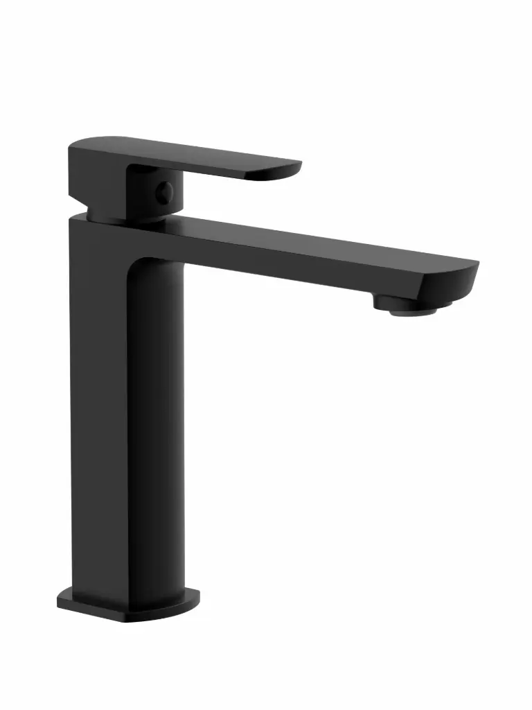Mitigeur lavabo COSTA – Hauteur 183 mm – Noir mat – Élégance contemporaine