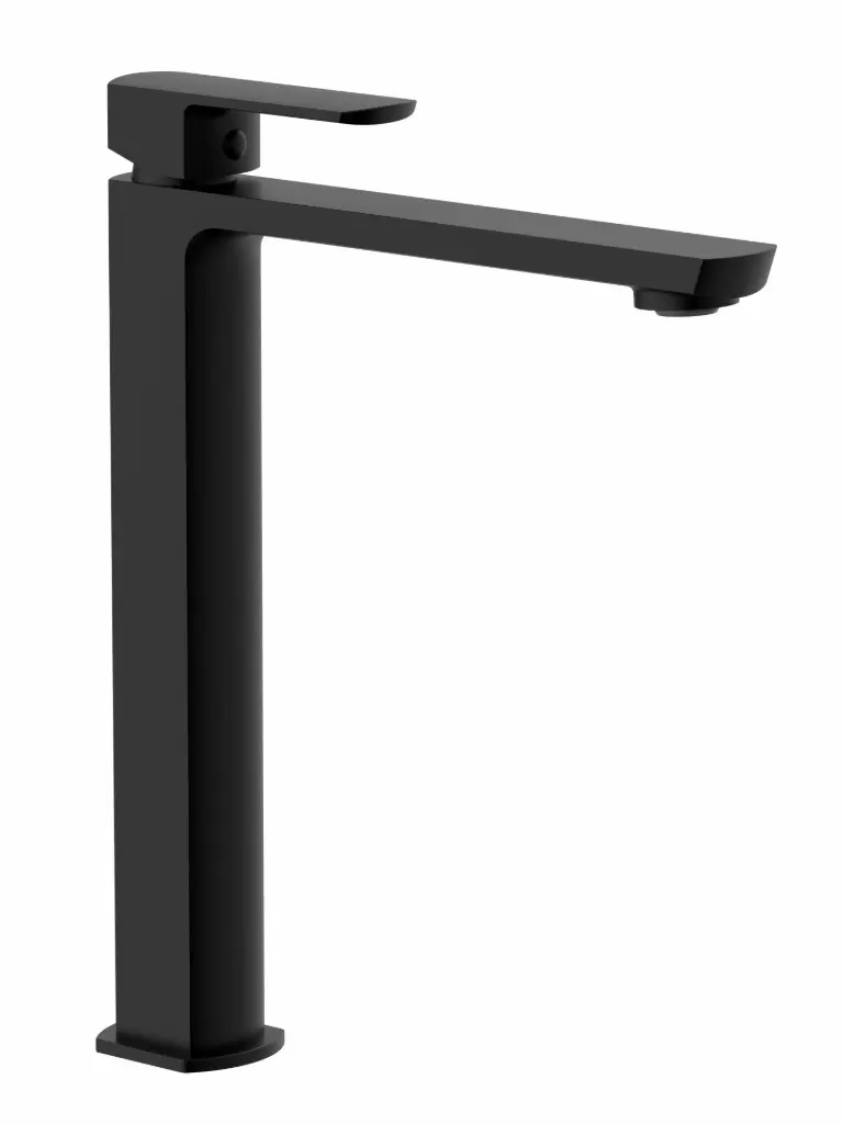 Mitigeur lavabo COSTA – Hauteur 292 mm – Noir mat – Salle de bain haut de gamme