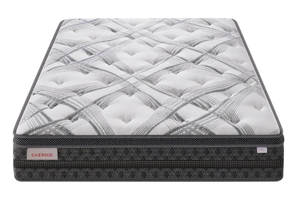 Matelas Prestige Desire FA03 - BLANC– Dimensions 140 x 190 cm – Hauteur 30 cm. Matelas haut de gamme à ressorts ensachés 5 zones 