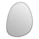 Miroir ROSALIA métal noir, dimensions 55 x 75 cm