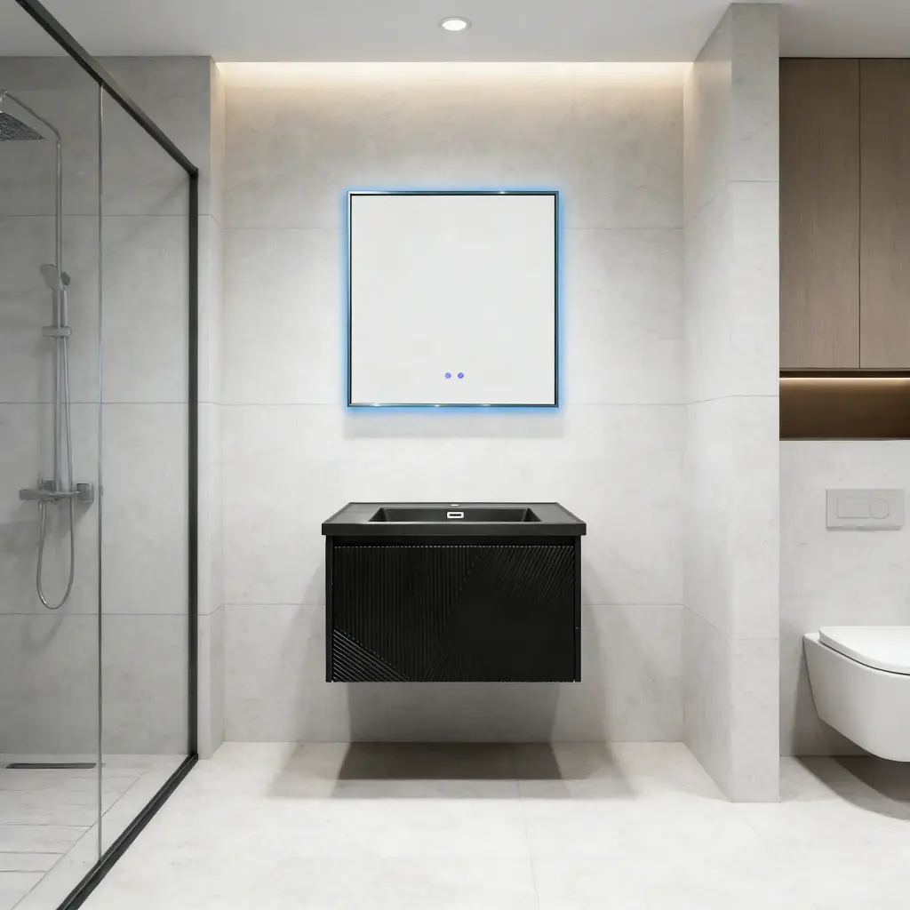 Nuance Meuble salle de bain + Miroir 800x500x400mm MDF