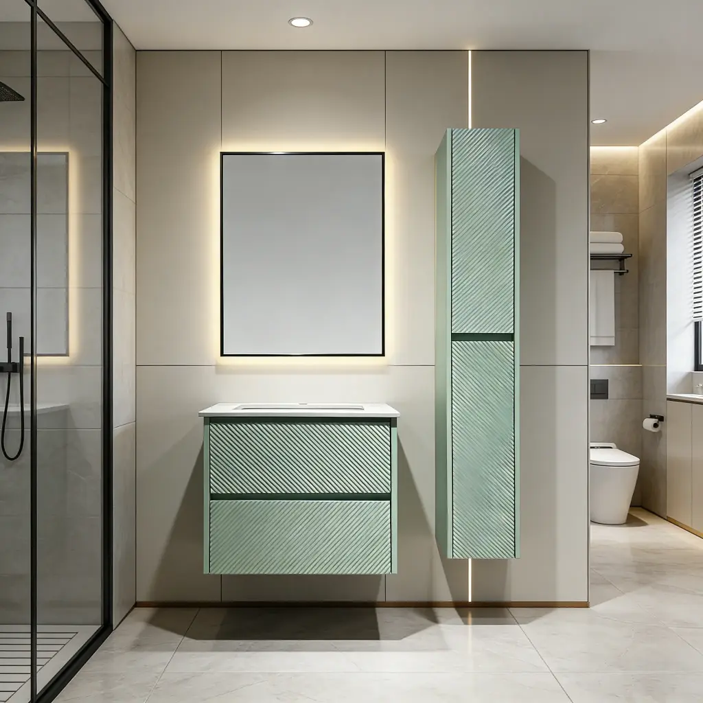 Heritage Meuble salle de bain + Miroir 600x500x480mm MDF