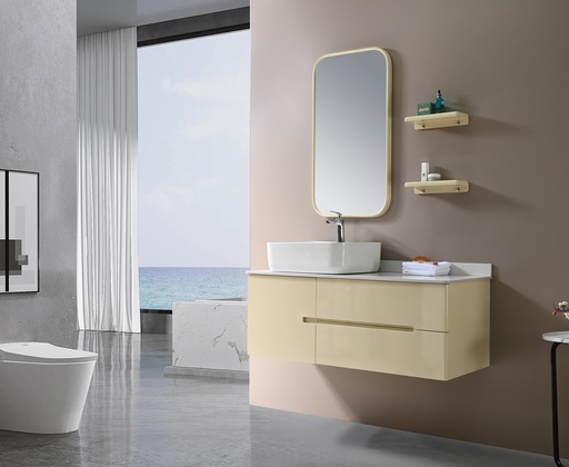 [SP5755] Meuble salle de bain + Miroir - PVC