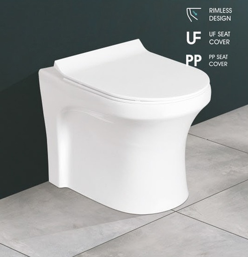 [JIVA] WC JIVA SILHOUETTE DOUCE BLANC L.56 X l.35 X H.42 cm