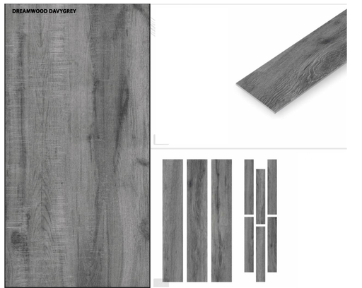 [DREAMWOOD DAVY GREY 19,5X120] DREAMWOOD DAVY GREY 19,5  X120 CM CTN DE 6PCS = 1,40M²