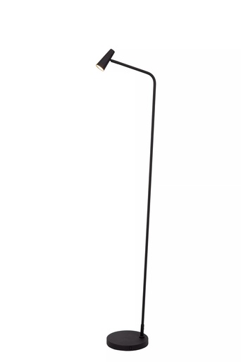 [36720/03/30] STIRLING - Lampadaire Rechargeable - Batterie/Piles - LED 3 StepDim - 1x3W 2700K - Noir - Dimensions L x l x h : 28 cm x 20 cm x 137,5 cm