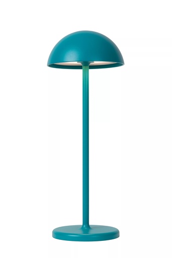 [15500/02/37 ] JOY - Lampe de table Rechargeable Intérieur/Extérieur - Batterie/Piles - Ø 12 cm - LED Dim. - 1x1,5W 3000K - IP54 - Turquoise