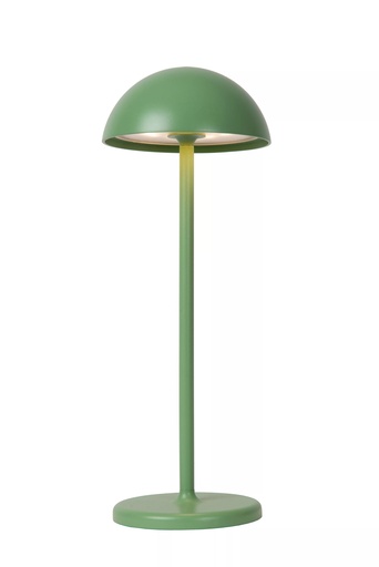 [15500/02/33] JOY - Lampe de table Rechargeable Intérieur/Extérieur - Batterie/Piles - Ø 12 cm - LED Dim. - 1x1,5W 3000K - IP54 - Vert