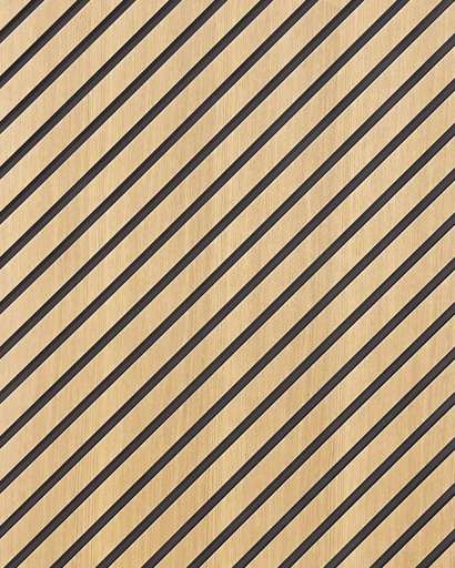 [MCMP_002_CHEVRON OAK] Panneau mural décoratif en bois à Chevron Chêne Oak 600MM x 2400MM x 13.2MM