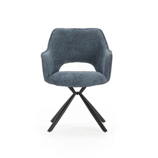 [17798] Fauteuil MARIEL bleu – Dim : à confirmer