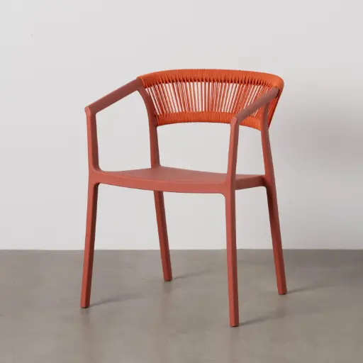[614708] Chaise Terracotta – Dim : 56x52x76 cm