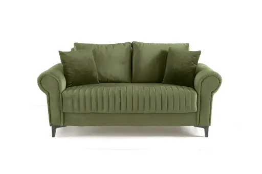 [MONZA 2STR ANKA 63 GREEN] MONZA – Canapé convertible 2 places – Vert / GREEN – L178 × P98 × H84 cm